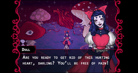 ✩ Doll and Her Heart (Fake Horror RPG Screenshot)